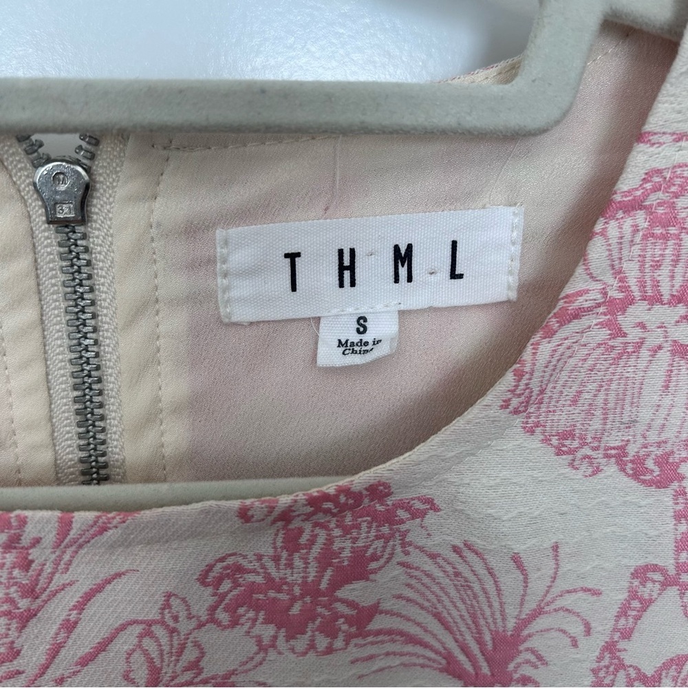 THML Pink Floral Dress Short Small - Picture 6 of 9